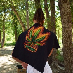 Μπλούζα  κοντομάνικη burning plant