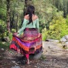 Φούστα μεταξωτή Patchwork ΒΑΓΙΑ