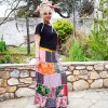 Φούστα Patchwork πορτοκαλί και διάφορα