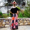Φούστα Patchwork πορτοκαλί και διάφορα