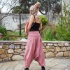 Παντελόνα ροζ φαρδιά Αφγάνι