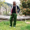 Παντελόνα πράσινη ίσια γραμμή