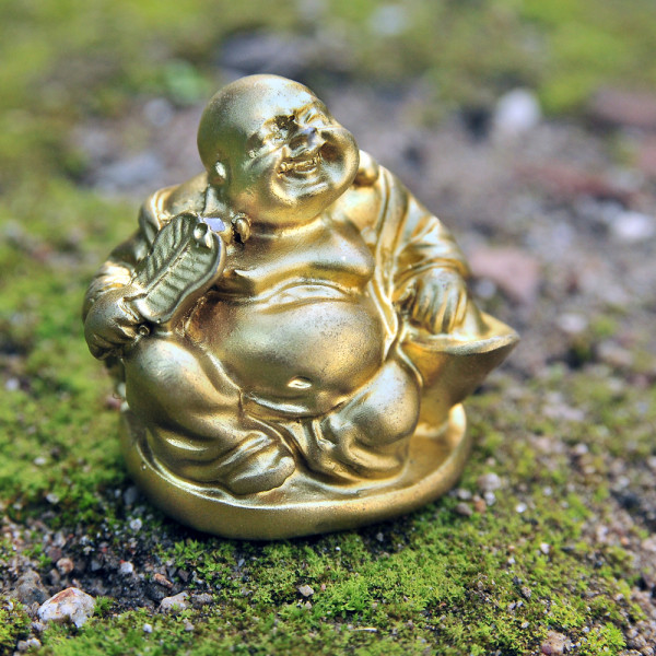  Μινιατούρα Βούδας  χρυσός 2