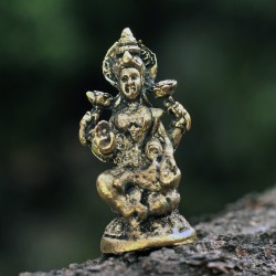 Μινιατούρα Laxmi από ορείχαλκο 