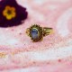 Δαχτυλίδι ορείχαλκος Flower φεγγαρόπετρα
