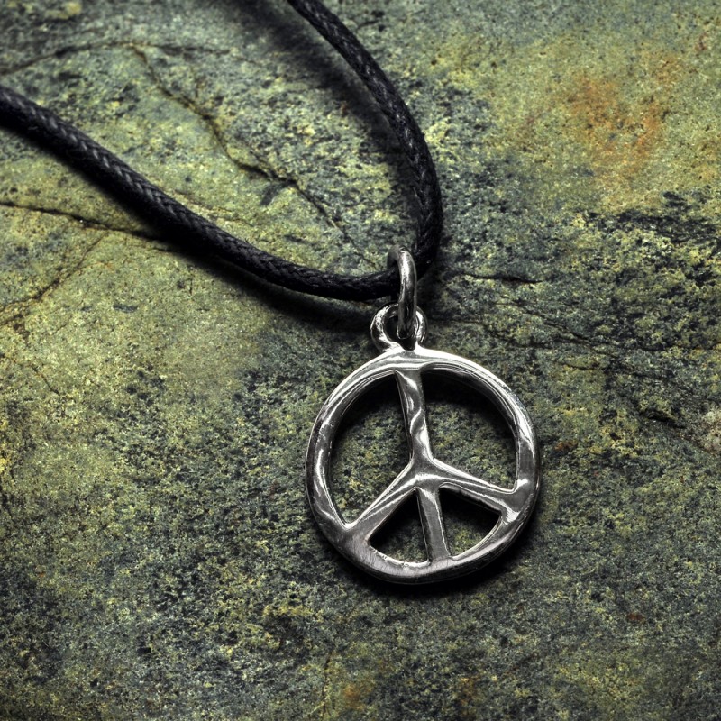 Κρεμαστό λαιμού ασημένιο ειρήνη