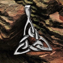 Κρεμαστό λαιμού ασημένιο Triquetra 1